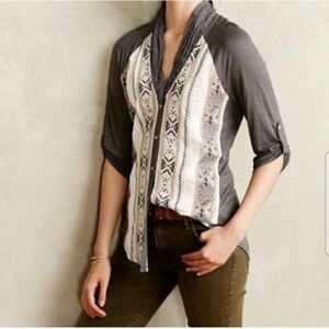 Anthropologie Tiny Lucinda Embroidered Top